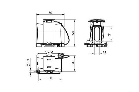 Venta/distribuidor/mayorista Borna de seguridad BD70/A