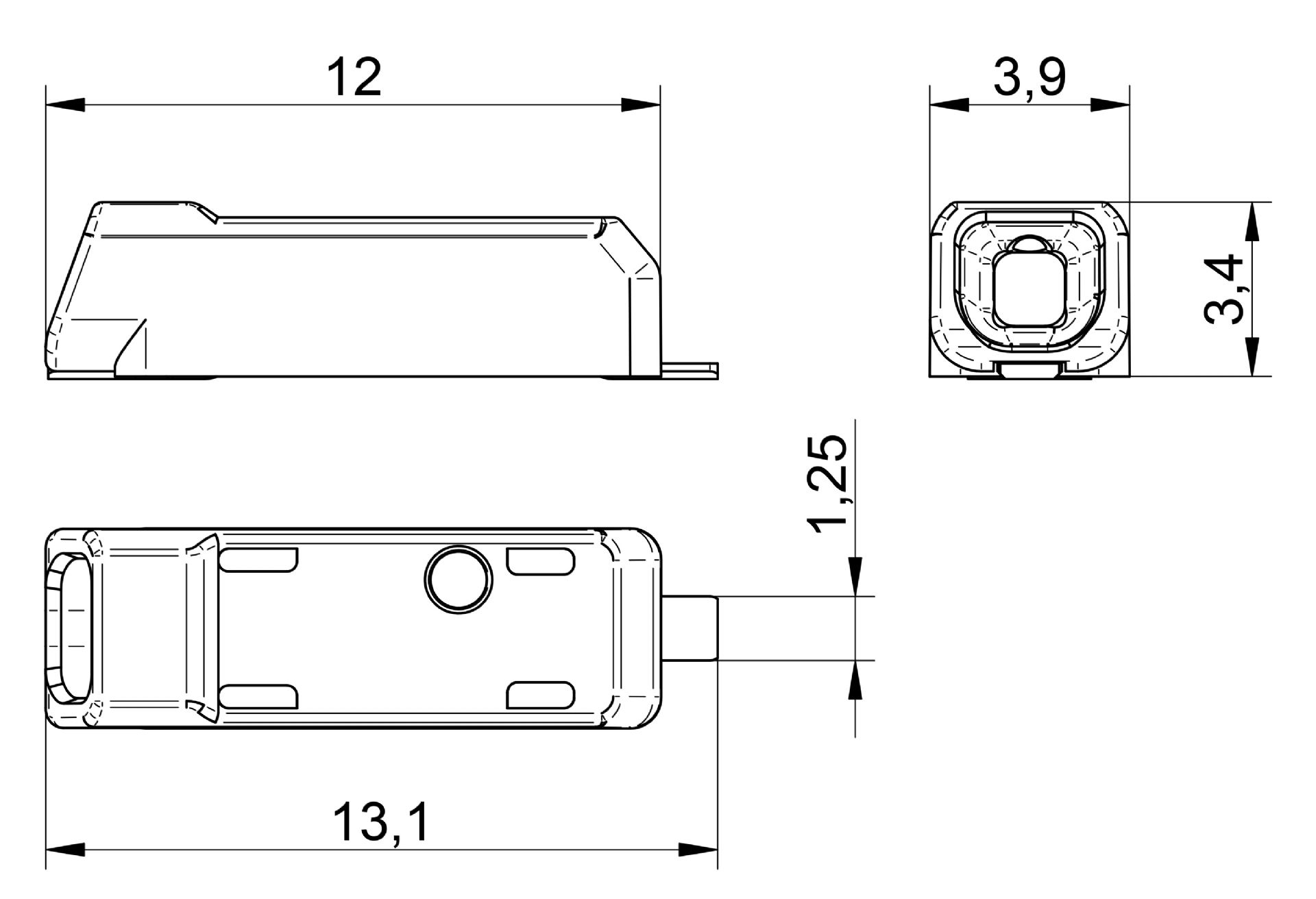 Venta/distribuidor/mayorista Conector SMD de conexin rpida. Vlido para cables desde 0.2 mm hasta 0.75 mm rgidos o flexibles, fcilmente extrables.SMD 1P