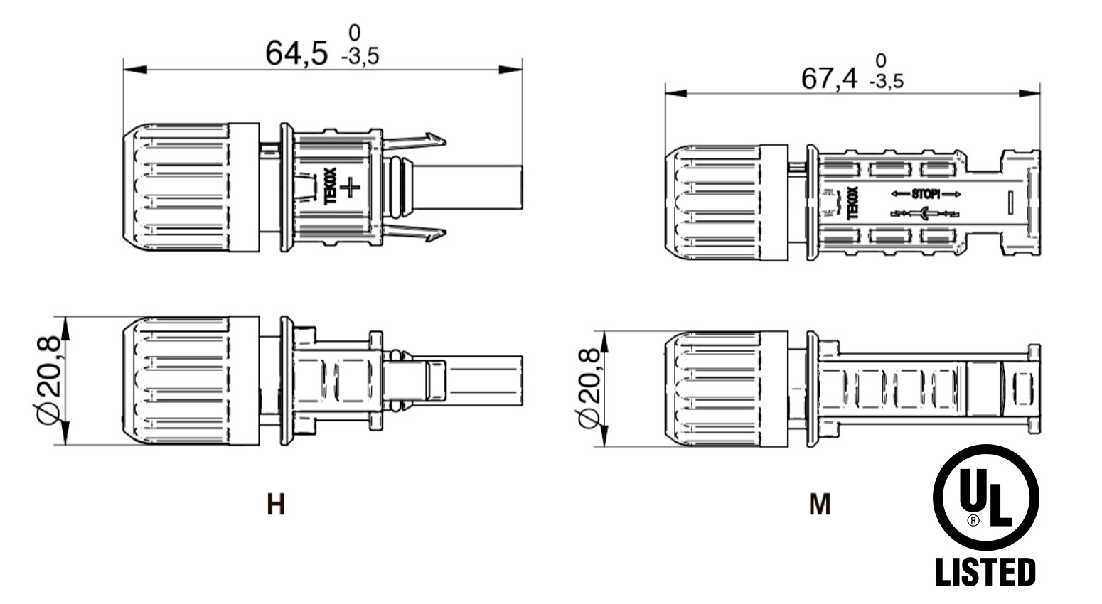 Venta/distribuidor/mayorista Conector SMD de conexi�n r�pida. V�lido para cables desde 0.2 mm� hasta 0.75 mm� r�gidos o flexibles, f�cilmente extra�bles.SMD 1P