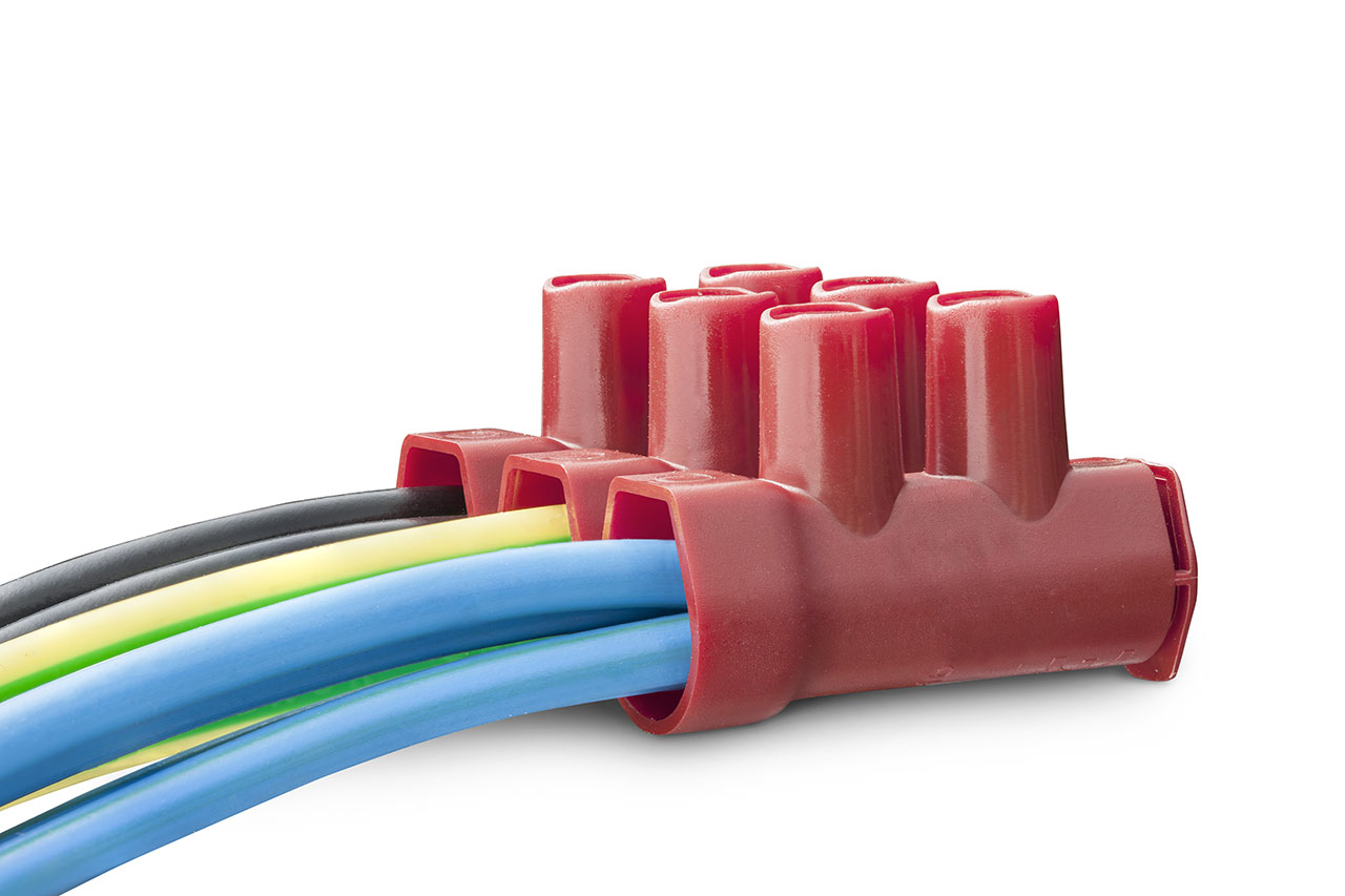 Clema ficha de empalme para cables eléctricos regleta Tekox 100