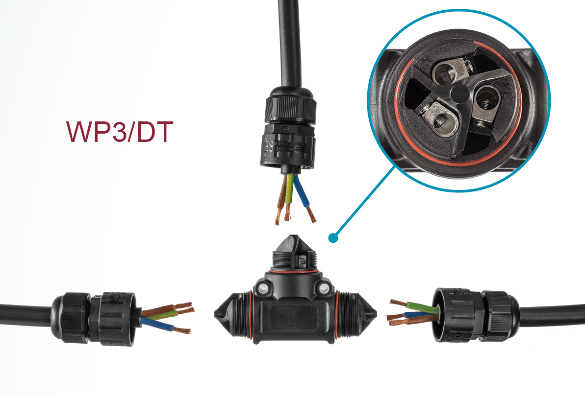 Conector estanco en T
