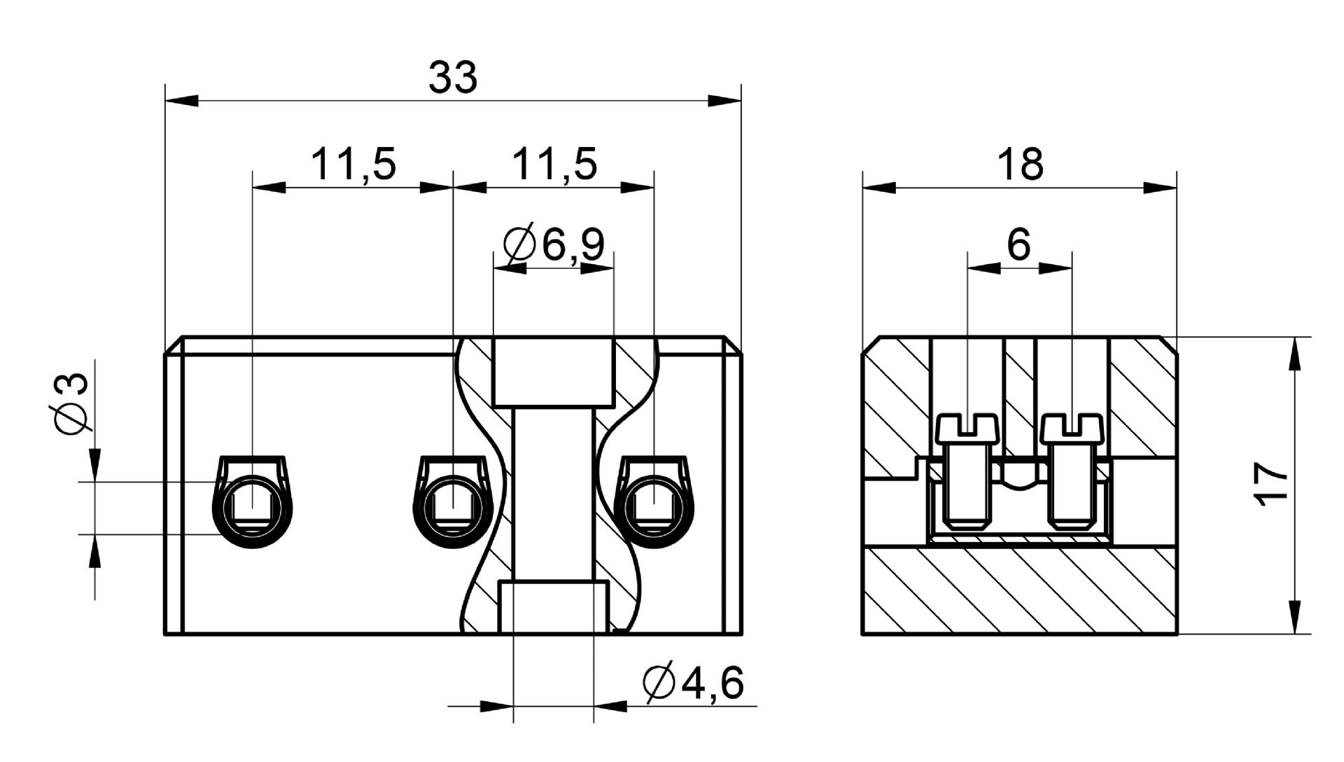 Venta/distribución/mayoristaRegletas con aislante cerámico para realizar conexiones eléctricas con conductores de cobre en instalaciones y/o aparatos con temperatura de trabajo elevadas B4-3E
